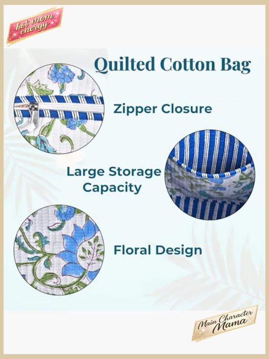 Amazon.com: BAGSMART Tote Bag for Women, Puffy Tote Bag with  Quilted Puffy Tote Bag Large Cotton Shoulder Bag Travel Shopping Work